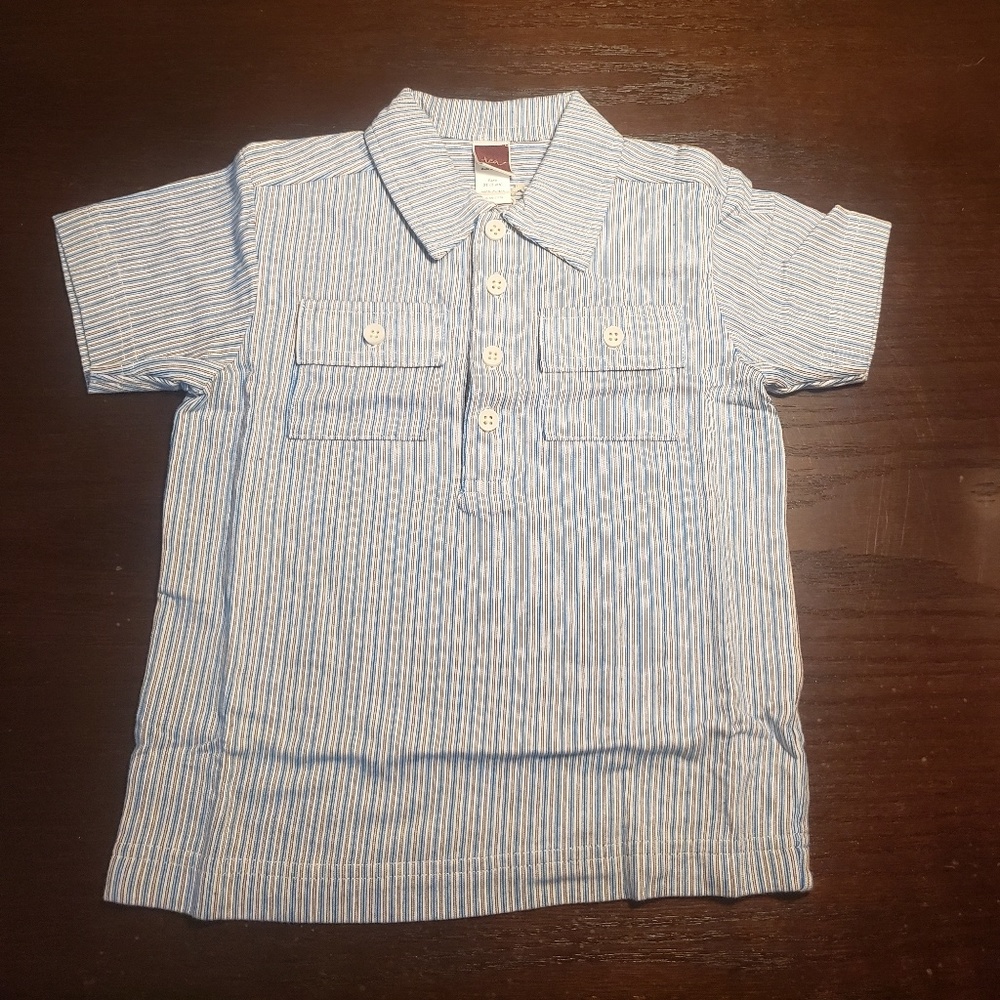 NWT Tea Collection striped polo
